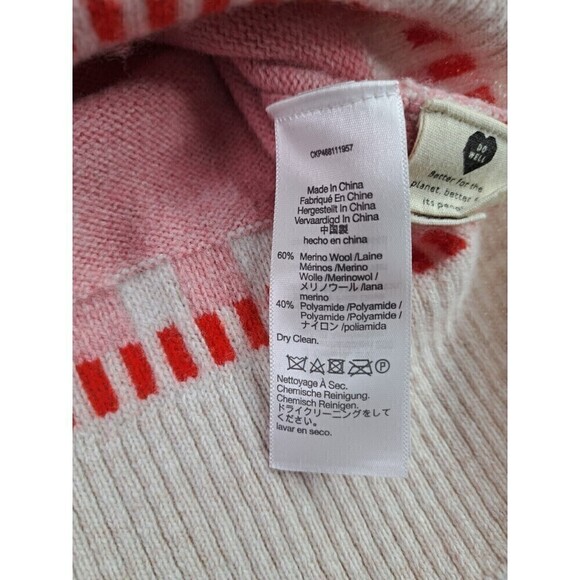 Madewell Womens $98 Fair Isle Mayer Pullover Sweater Size S Small - Picture 7 of 7